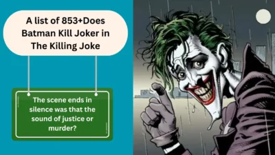 Does Batman Kill Joker in The Killing Joke