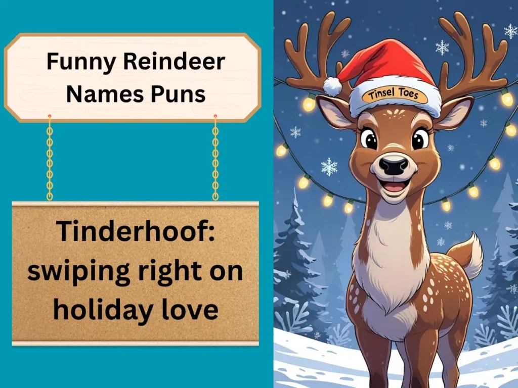 Funny Reindeer Names Puns