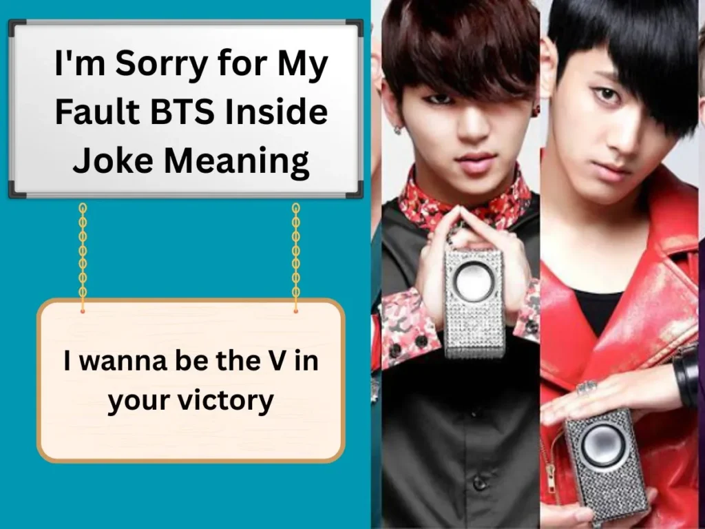 I'm Sorry for My Fault BTS Inside Joke Meaning