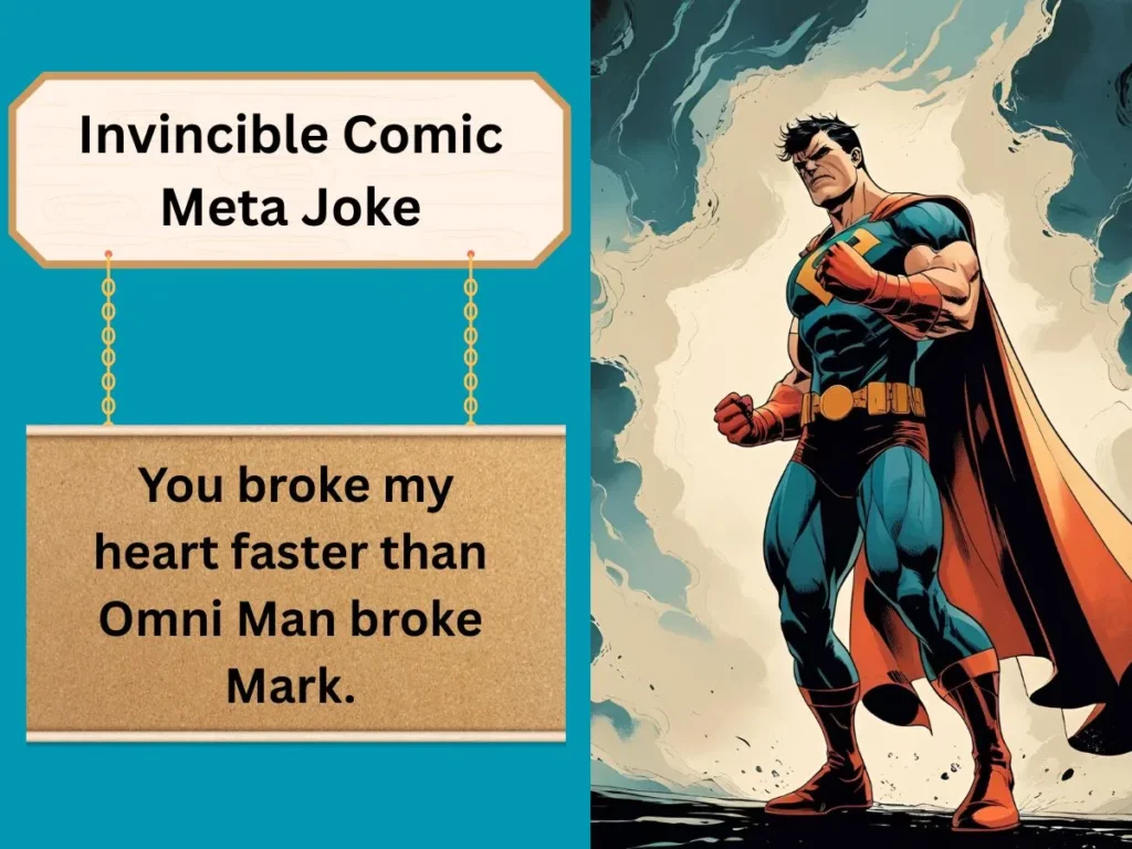 Invincible Comic Meta Joke