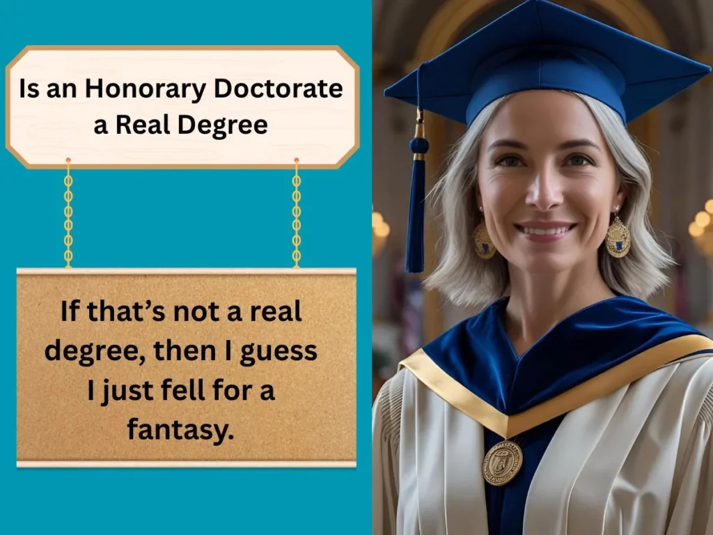 Is an Honorary Doctorate a Real Degree