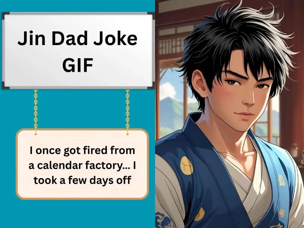 Jin Dad Joke GIF
