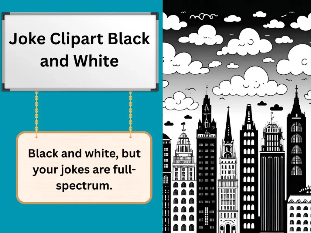 Joke Clipart Black and White