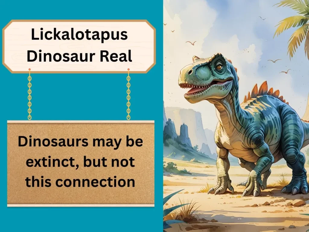 Lickalotapus Dinosaur Real