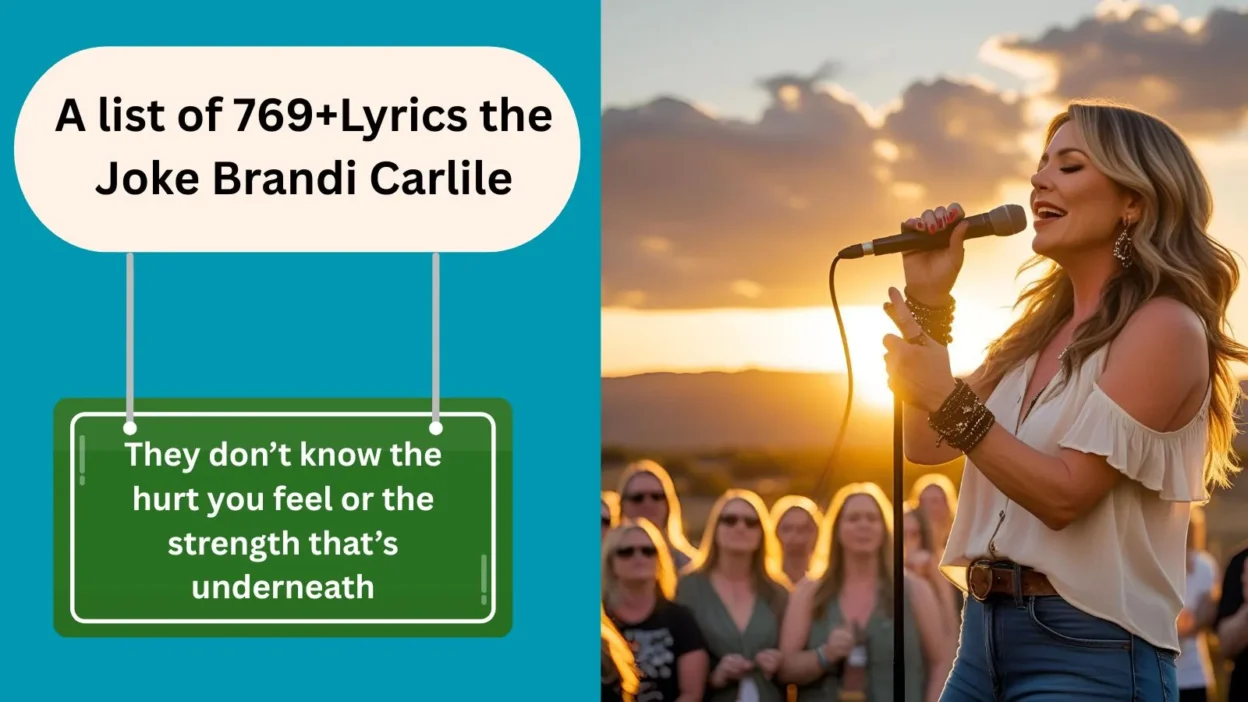 Lyrics the Joke Brandi Carlile