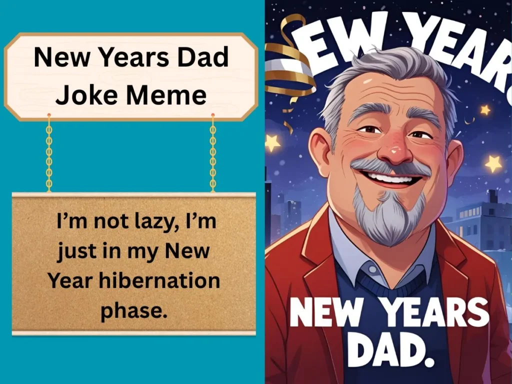 New Years Dad Joke Meme