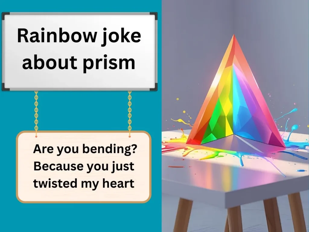 Rainbow joke about prism
