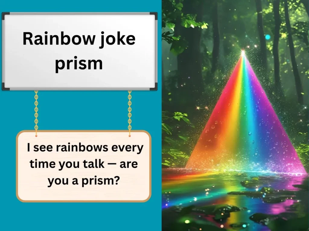 Rainbow joke prism