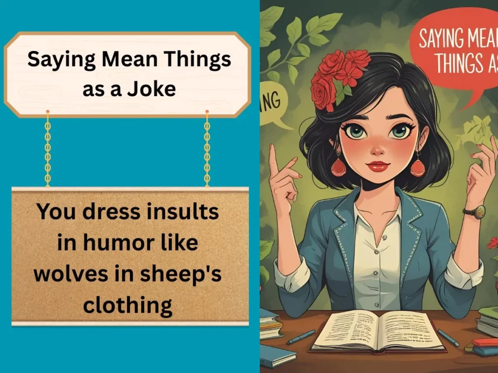 Saying Mean Things as a Joke