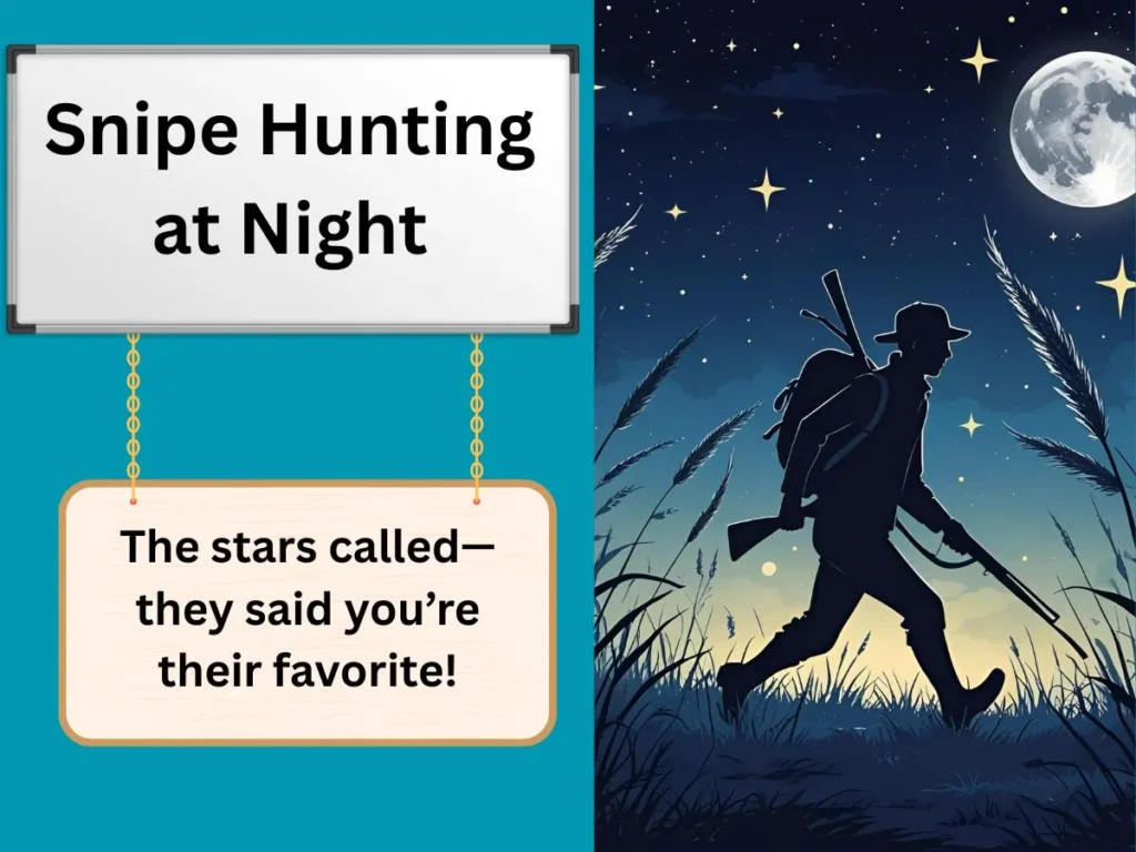 Snipe Hunting at Night