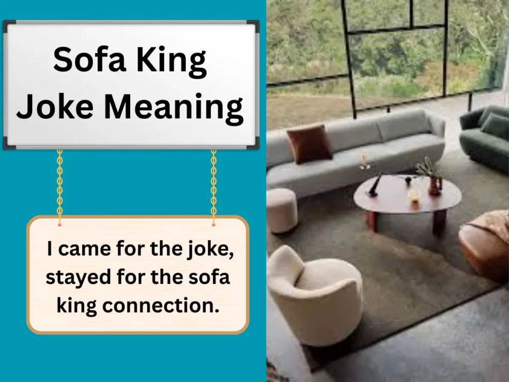 Sofa King Joke Meaning