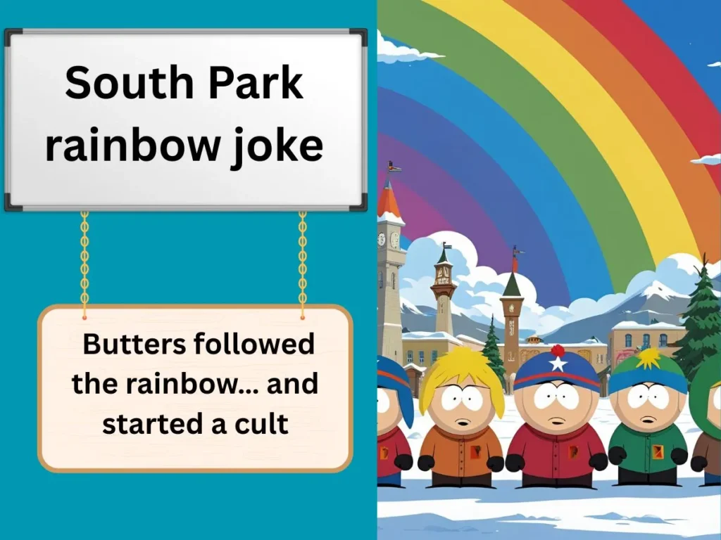 South Park rainbow joke