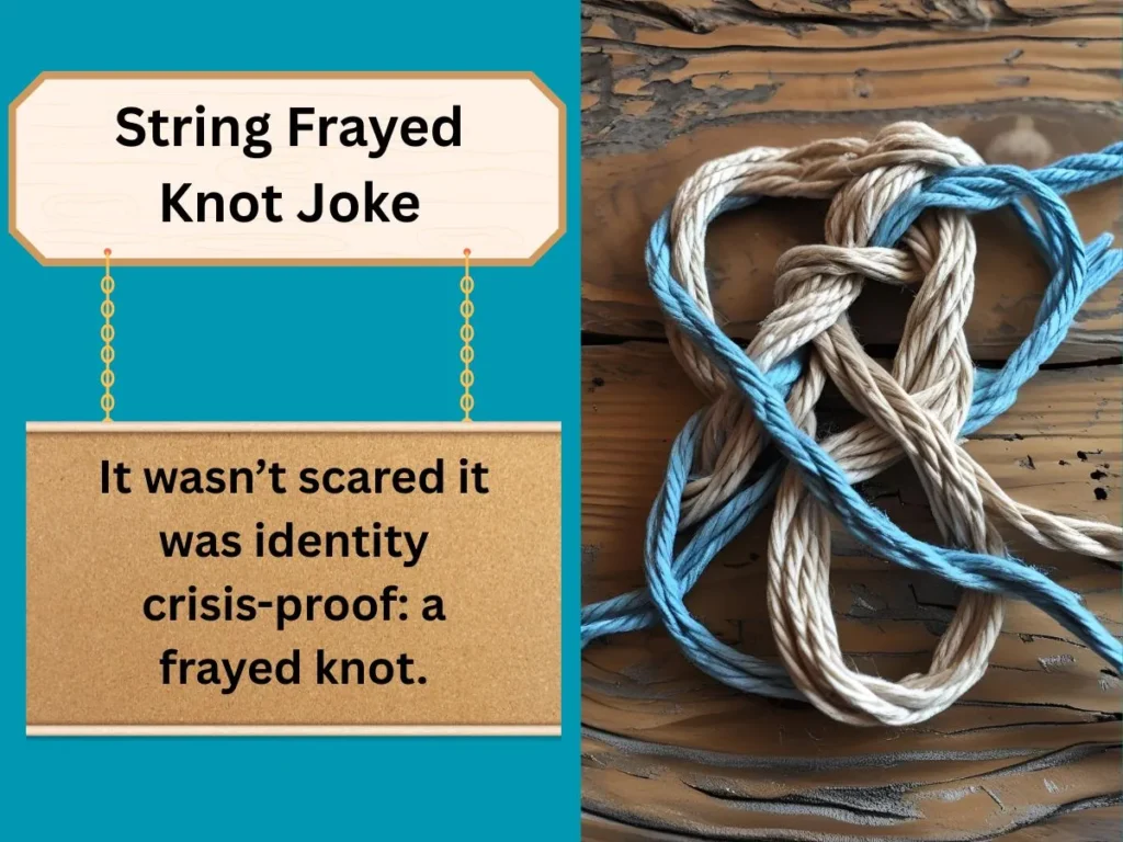 String Frayed Knot Joke