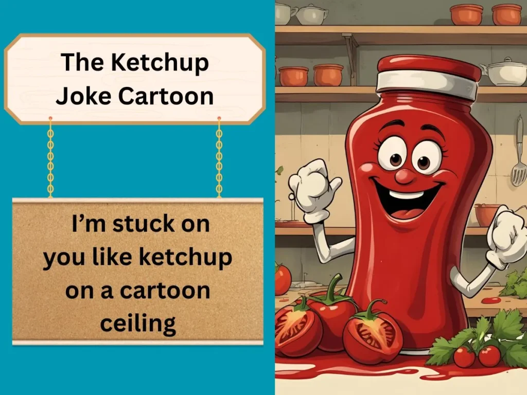 The Ketchup Joke Cartoon