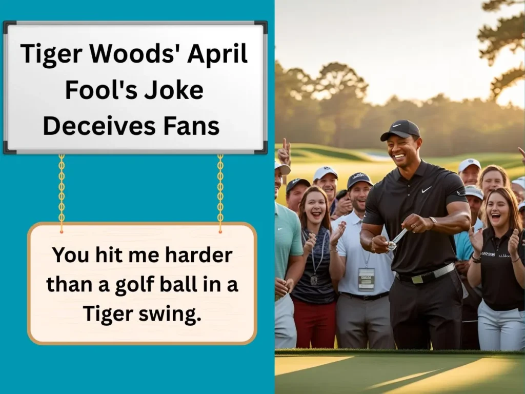 Tiger Woods' April Fool's Joke Deceives Fans
