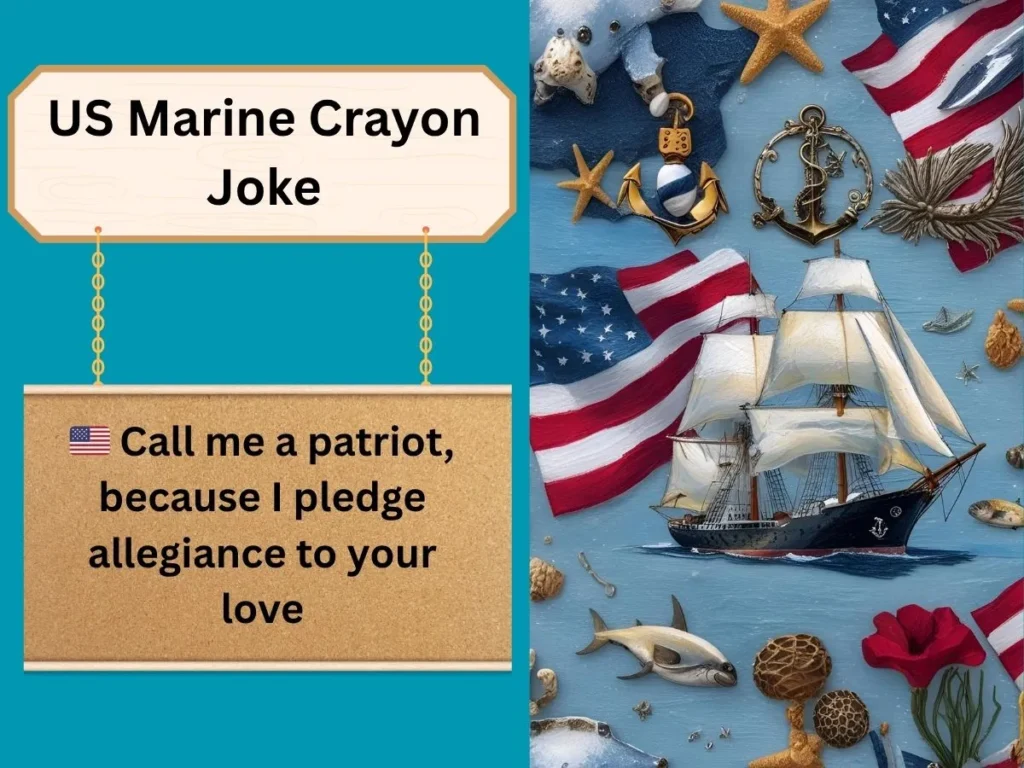 US Marine Crayon Joke