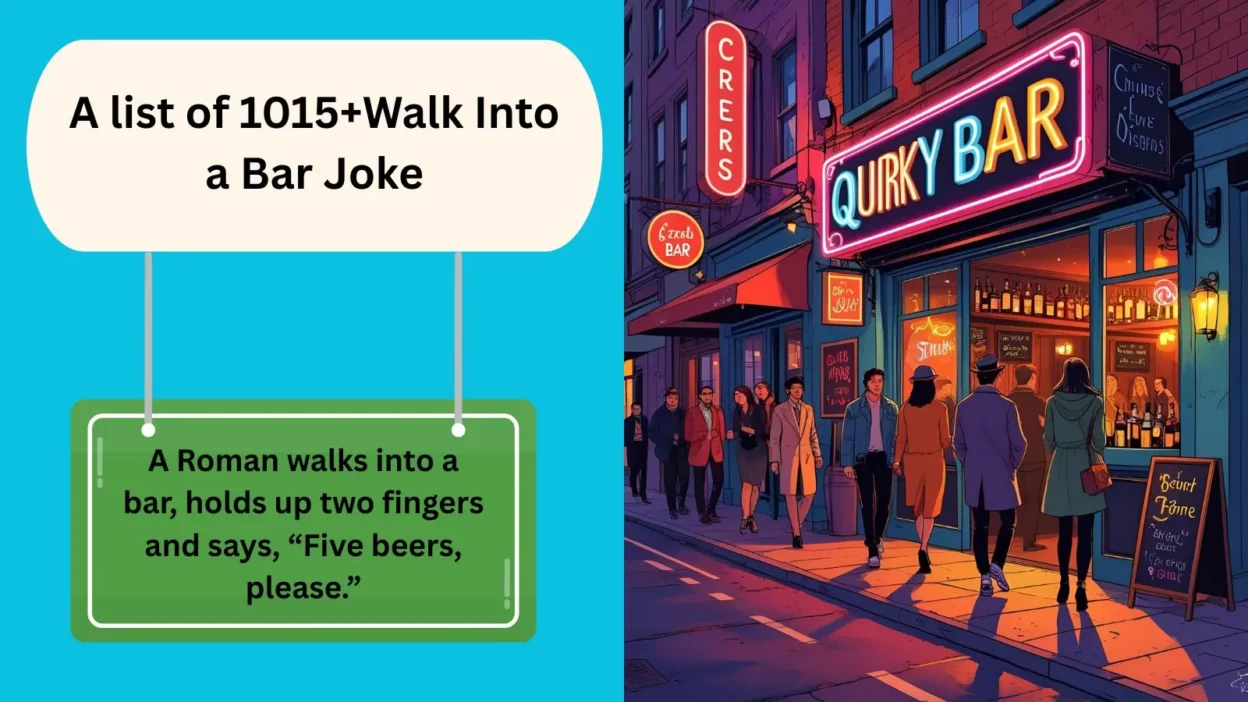 Walk Into a Bar Joke