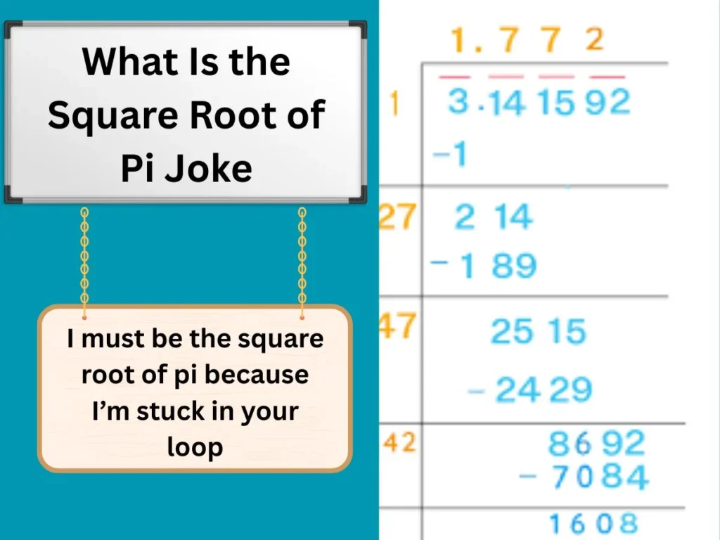 What Is the Square Root of Pi Joke
