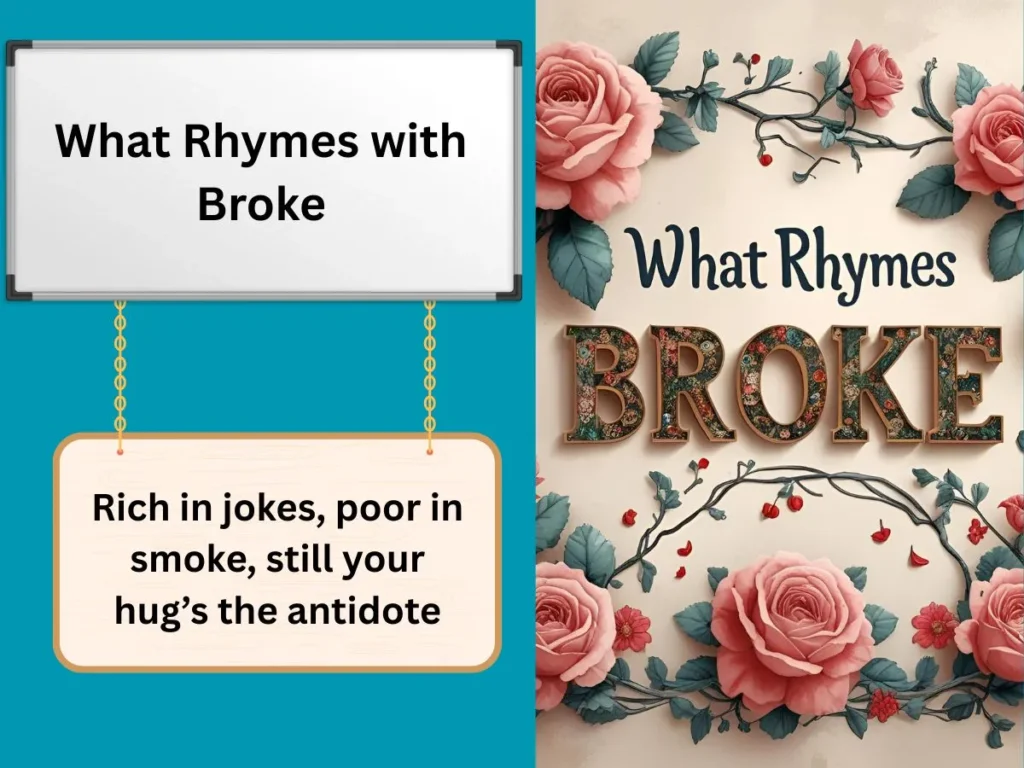 What Rhymes with Broke