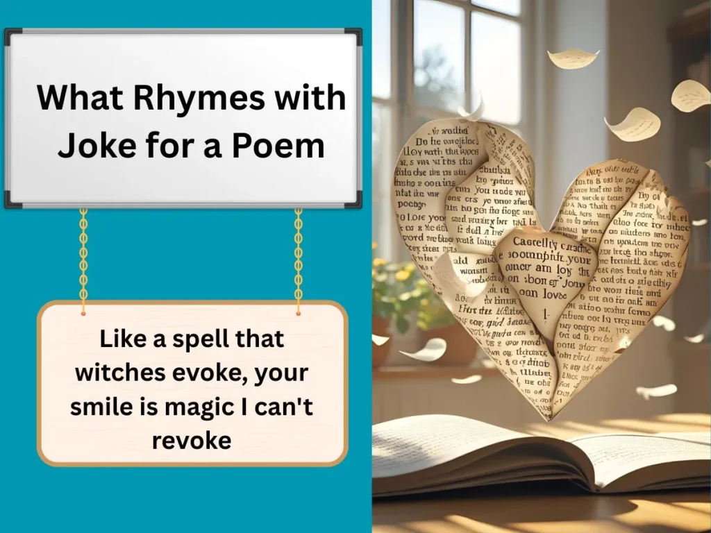What Rhymes with Joke for a Poem