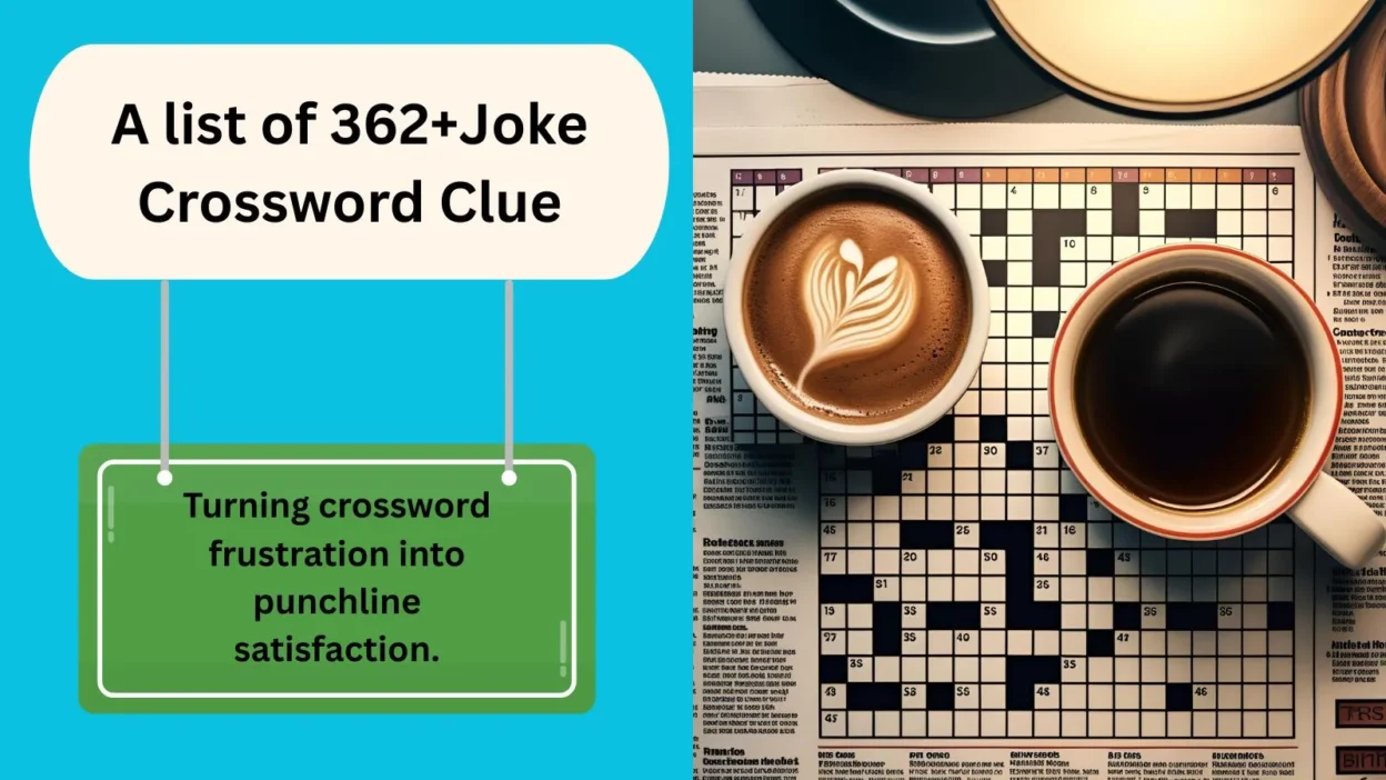 Joke Crossword Clue