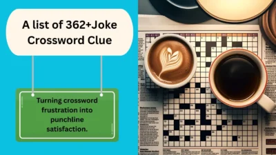 Joke Crossword Clue