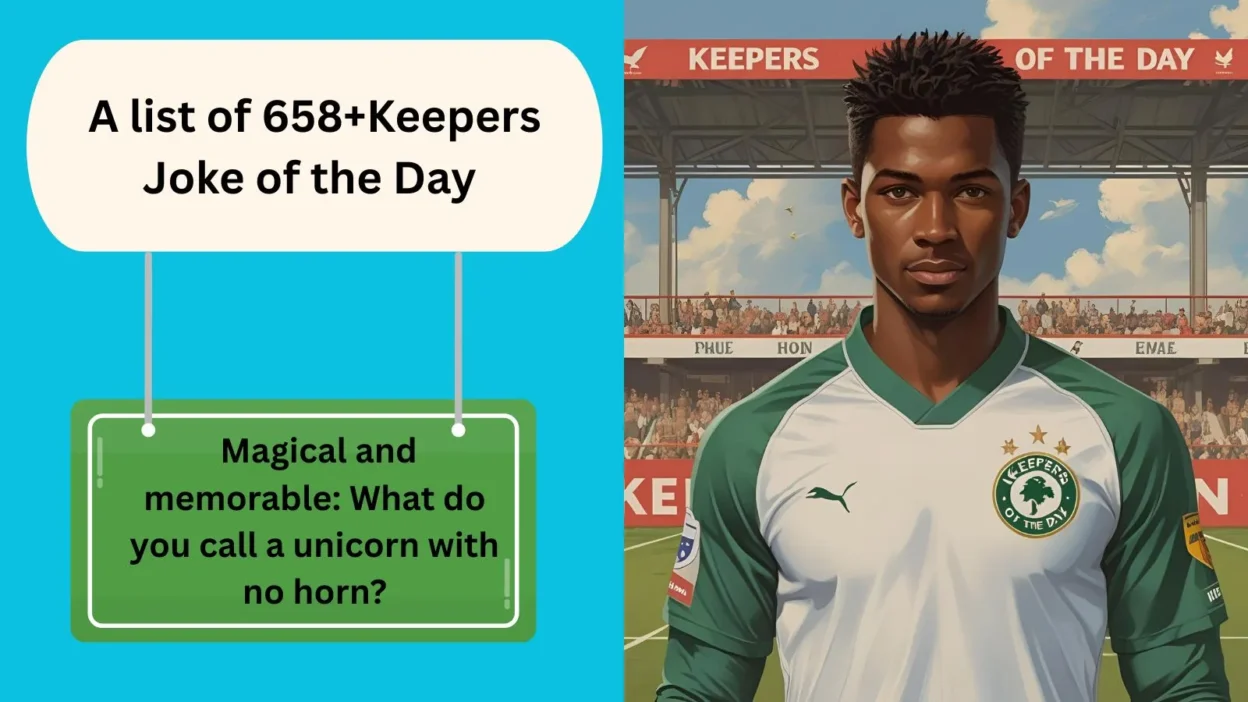 Keepers Joke of the Day