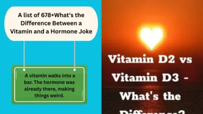 What's the Difference Between a Vitamin and a Hormone Joke