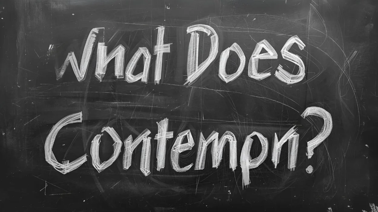What Does Contempt Mean