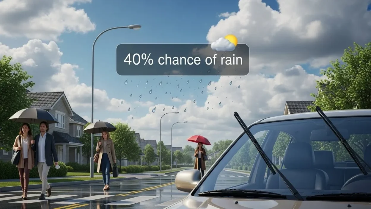 What Does Percent Chance of Rain Mean