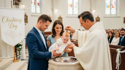 Christening Caption for Baby Boy