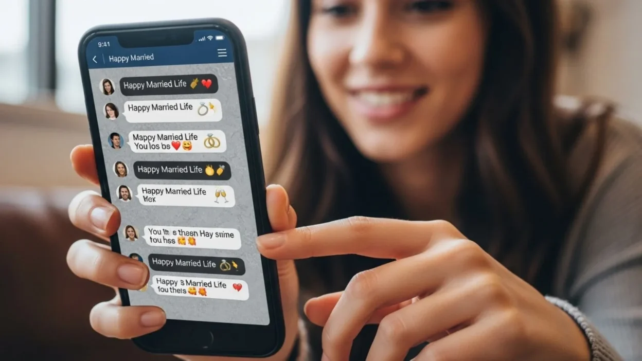 Happy Married Life Wishes Text Messages